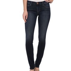 J Brand Skinny Mid-Rise Rail Jeans, 29 - Oblivion